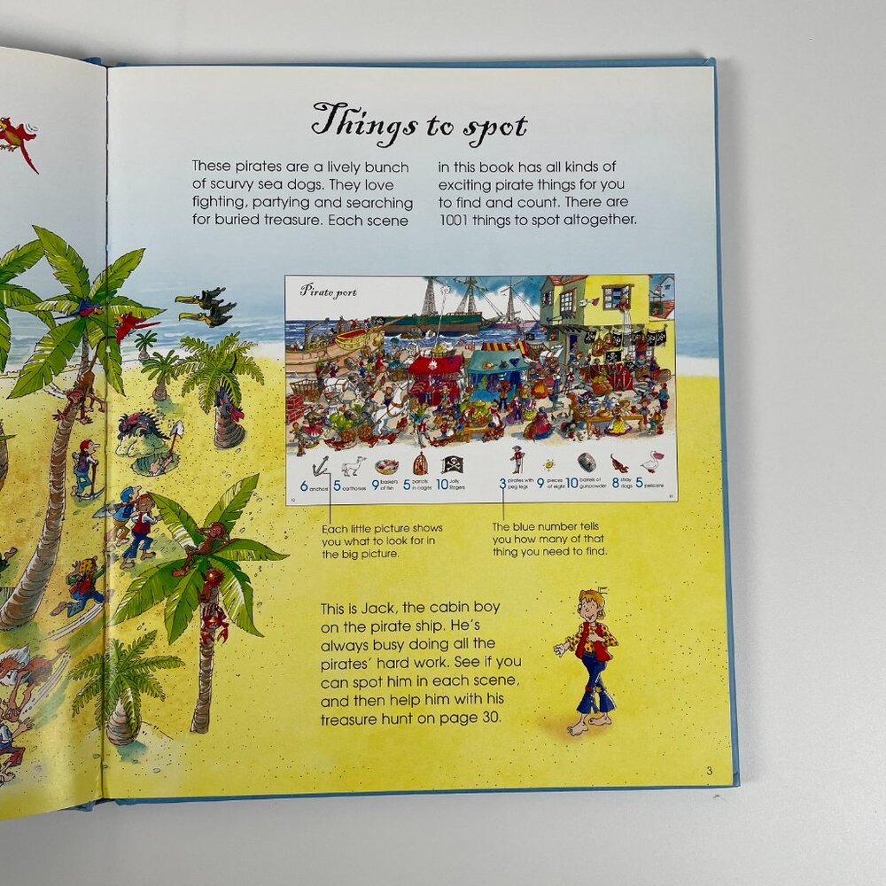 🍋 4/$20  Usborne 1001 Pirate Things to Spot | Kids Books Childrens Books - Picture 3 of 7
